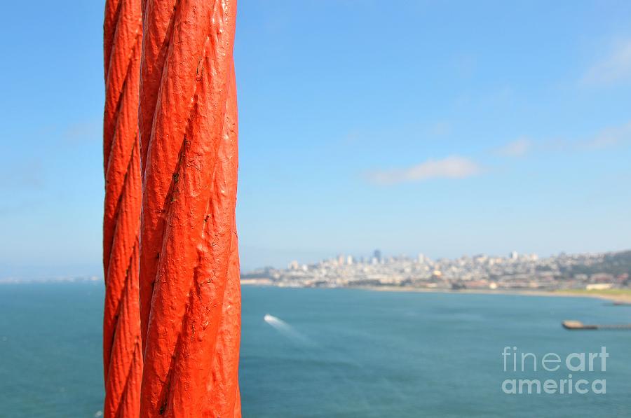 San Francisco Photograph - San Francisco Golden Gate Bridge by Paul Van Baardwijk