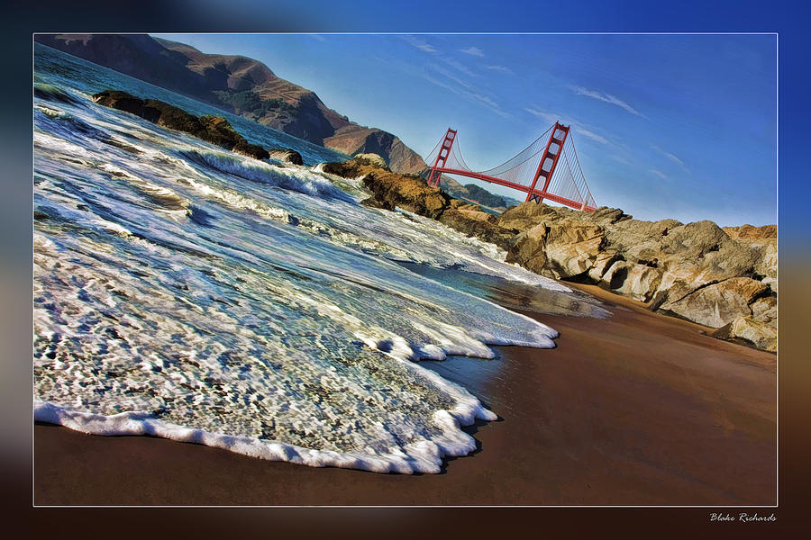 San Francisco Golden Gate from Beach Photograph by Blake Richards