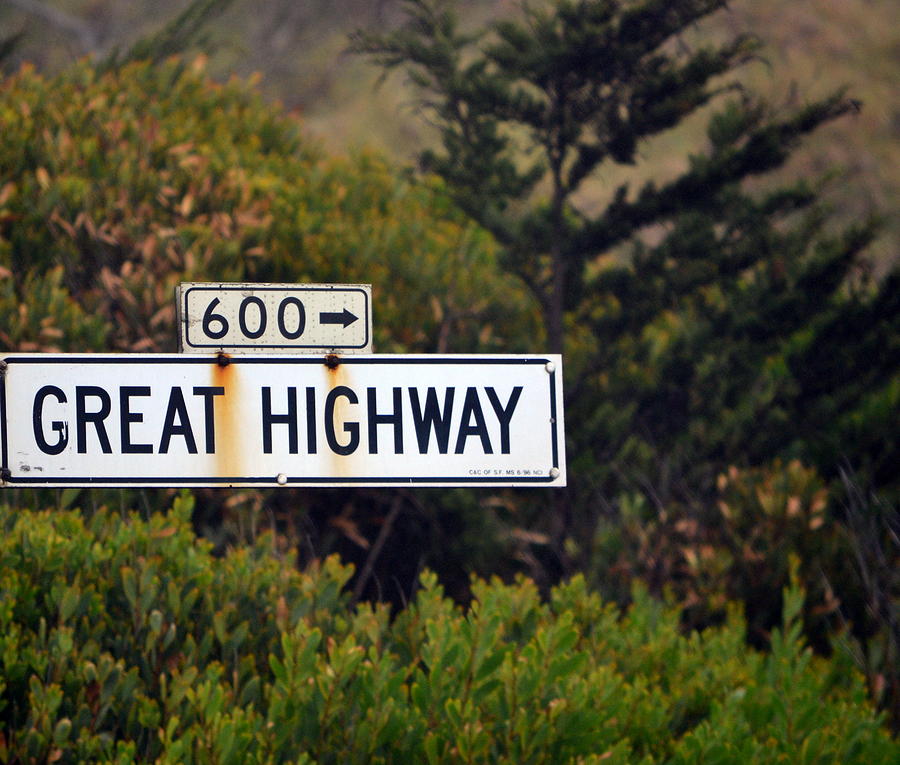 San Francisco Great Highway Photograph by Dean Ferreira