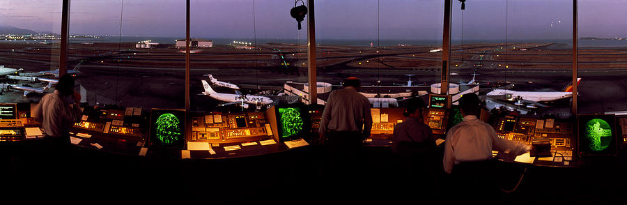 San Francisco Photograph - San Francisco Intl Airport Control by Panoramic Images