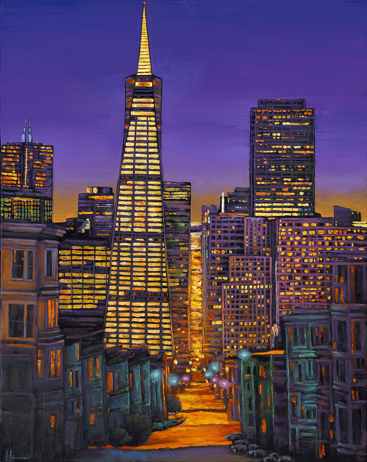 Cityscape Painting - San Francisco by Johnathan Harris