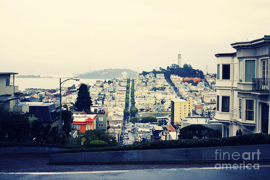 San Francisco Photograph - San Francisco Lombard Street by Kim Fearheiley