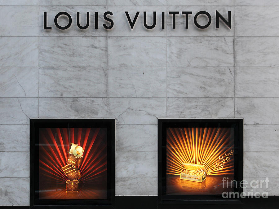 San Francisco Louis Vuitton Storefront - 5d20546-2 Photograph by Wingsdomain Art and Photography