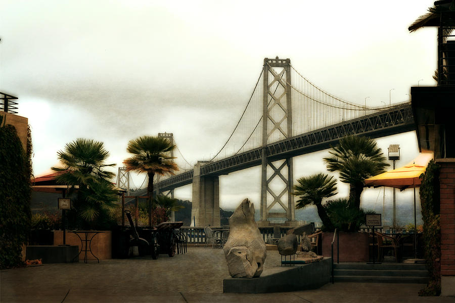 San Francisco Oakland Bay Bridge Photograph by Michelle Calkins