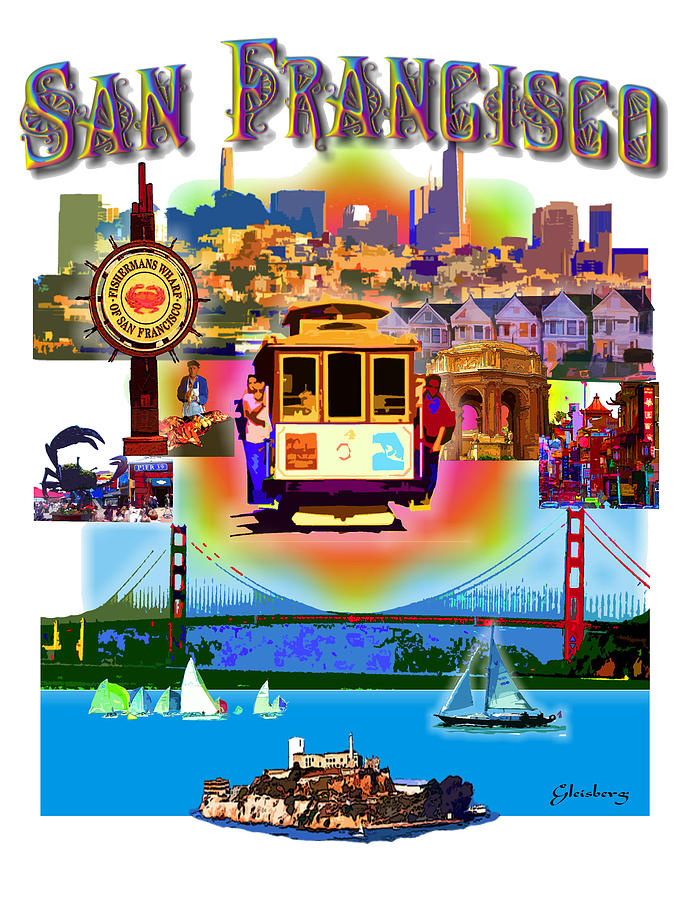 San Francisco Poster Digital Art by Craig A Christiansen