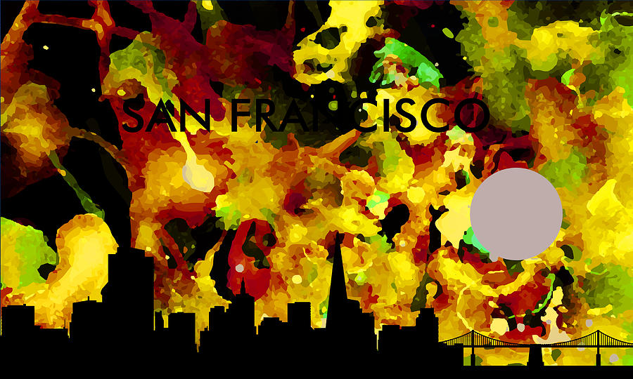 San Francisco Skyline Painting