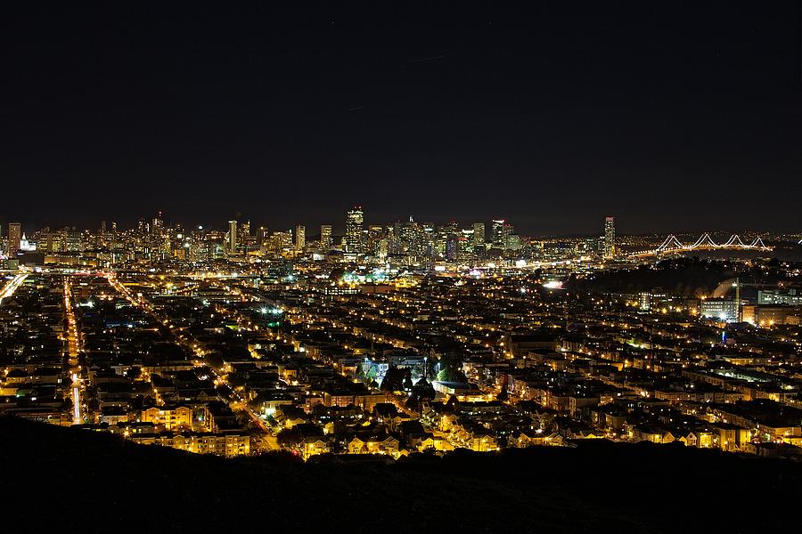 San Francisco Skyline Photograph by Dave Files