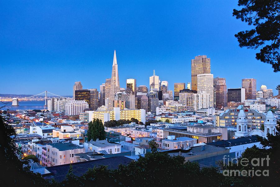 San Francisco Skyline Photograph by Mel Ashar