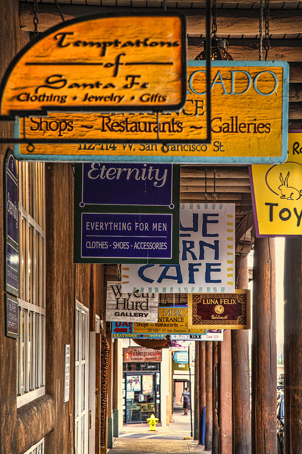 San Francisco Street Shops Photograph by Diana Powell