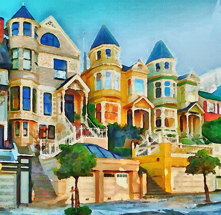 San Francisco Streets 2 Digital Art by Yury Malkov