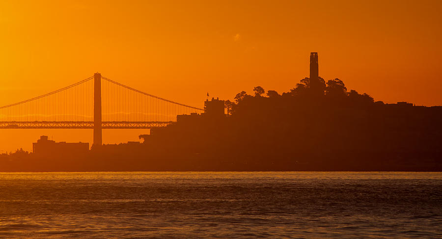 San Francisco Sunrise Photograph by Alexis Birkill