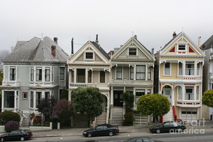 San Francisco - The Painted Ladies Photograph by Christiane Schulze Art And Photography