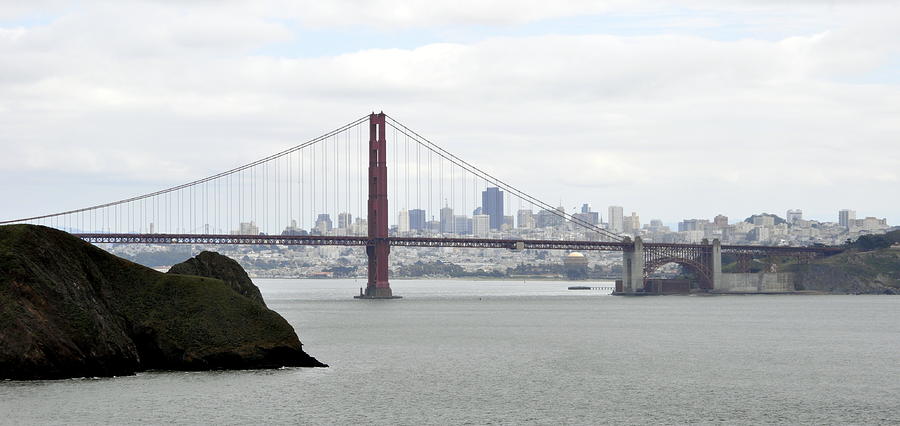 San Francisco Through the Golden Gate Photograph by AJ  Schibig