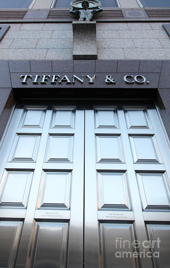 San Francisco Tiffany and Company Store Doors - 5D20562 Photograph by Wingsdomain Art and Photography