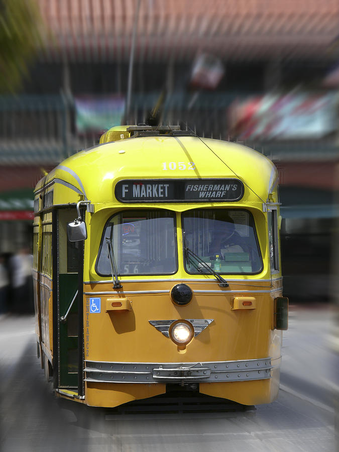 San Francisco Trolley Car Photograph by Mike McGlothlen