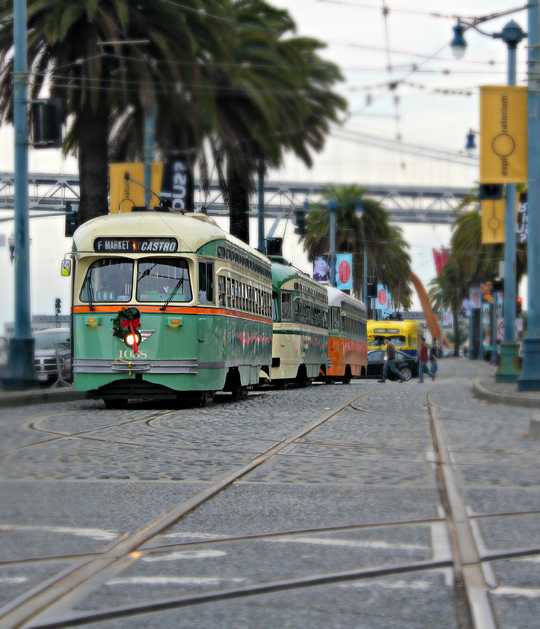 San Francisco Trolleys Photograph by Steve Natale