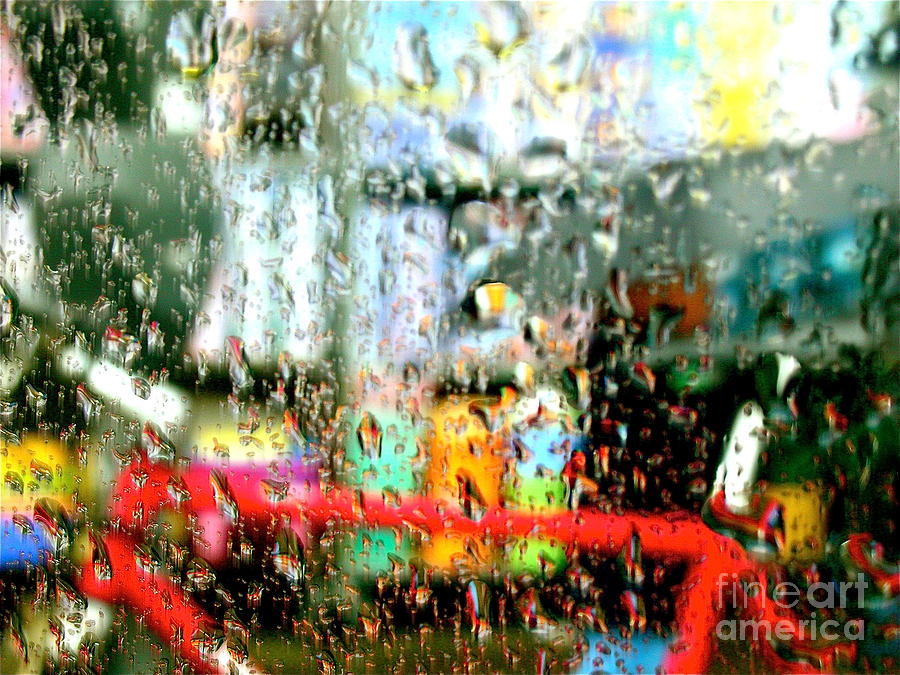 Abstract Photograph - San Fransisco Rain by Kimberly Nickoson