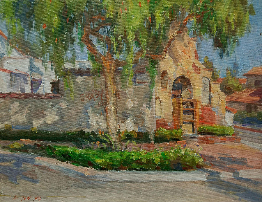 San Gabriel Mission Painting By Kuen Tse - Fine Art America