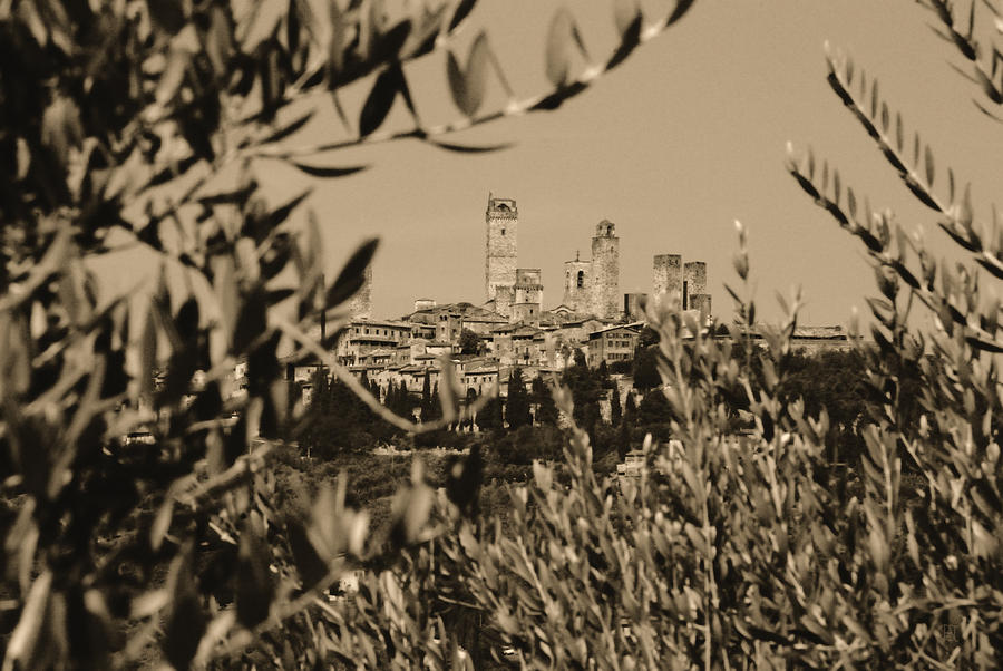 San Gimignano II Photograph by Nigel Fletcher-Jones