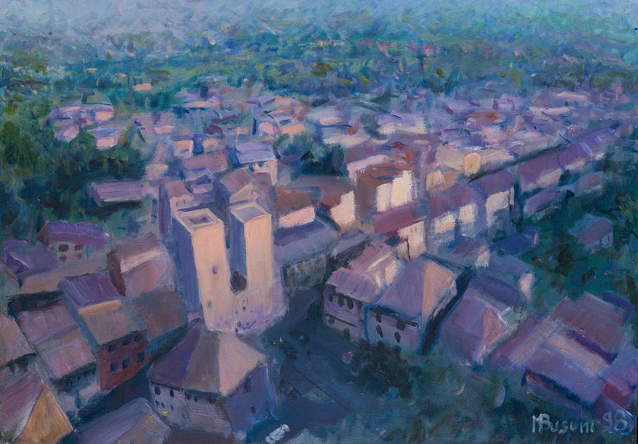 San Gimignano Painting by Marco Busoni