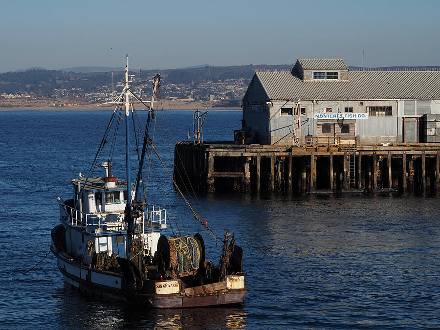San Giovanni and Monterey Wharf  Photograph by Derek Dean