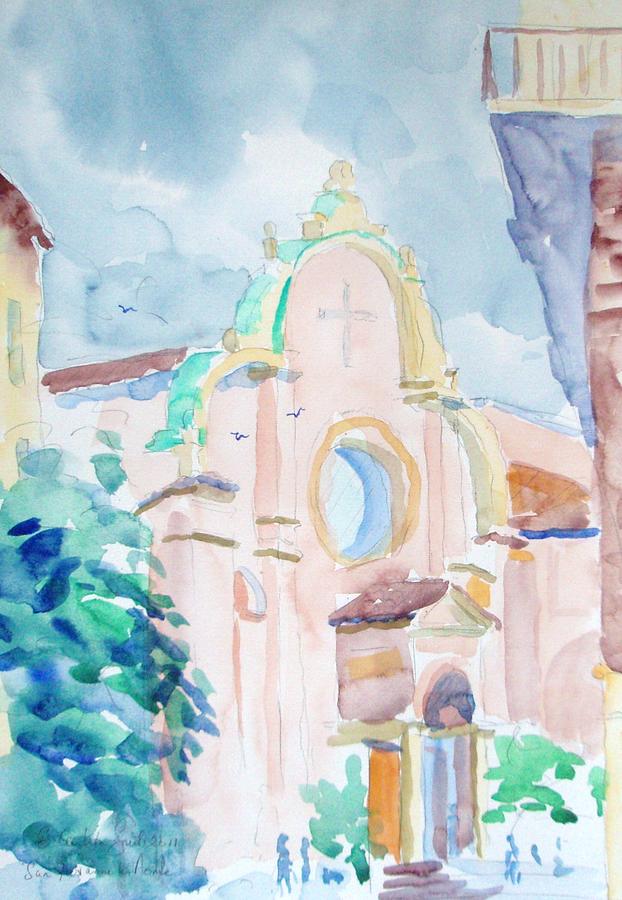 San Giovanni in Monte Bologna Painting by Elinor Fletcher