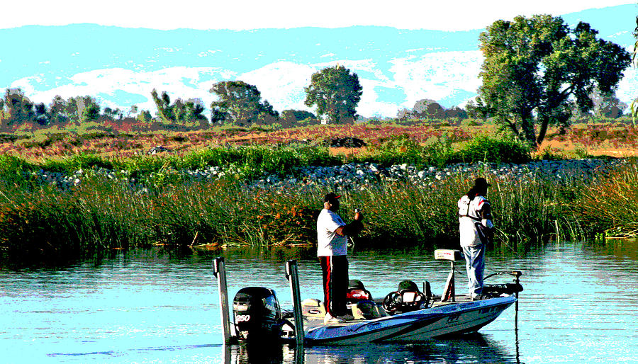 San Joaquin River Fishn Photograph by Joseph Coulombe