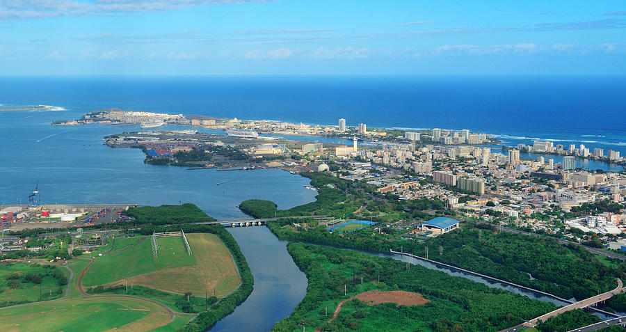 San Juan aerial view Photograph by Songquan Deng