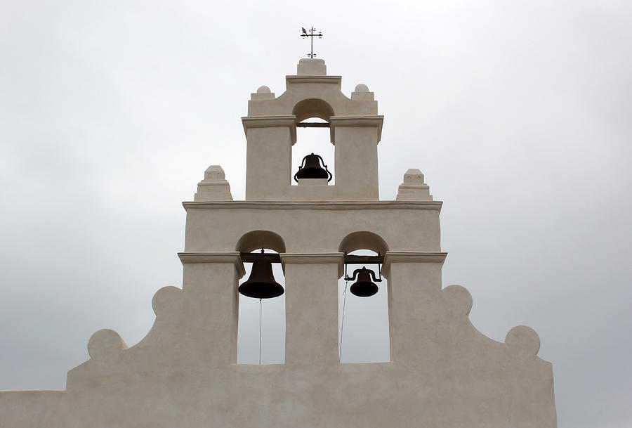 San Antonio Photograph - San Juan Bell Tower by Mary Bedy