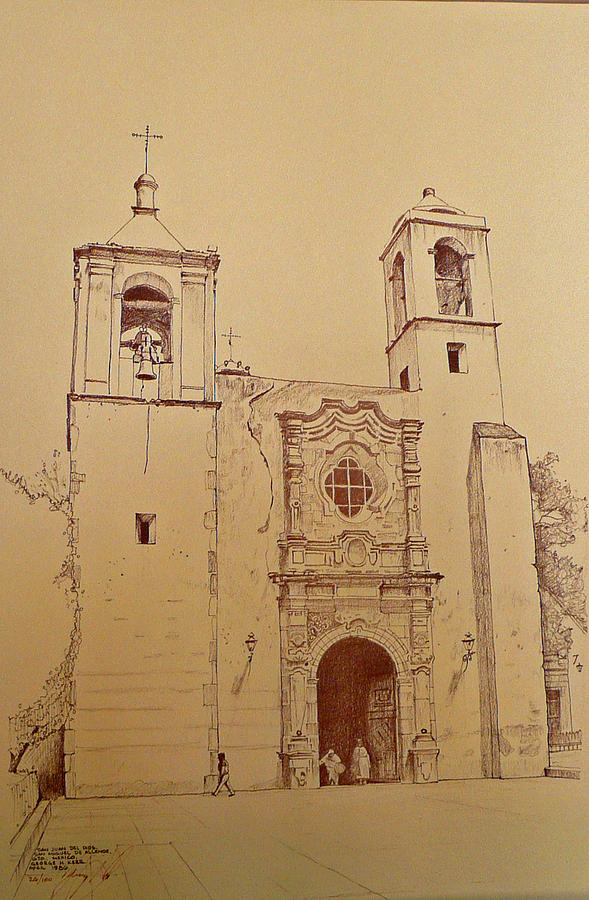 San Juan Del Dios Drawing by George Kerr - Fine Art America