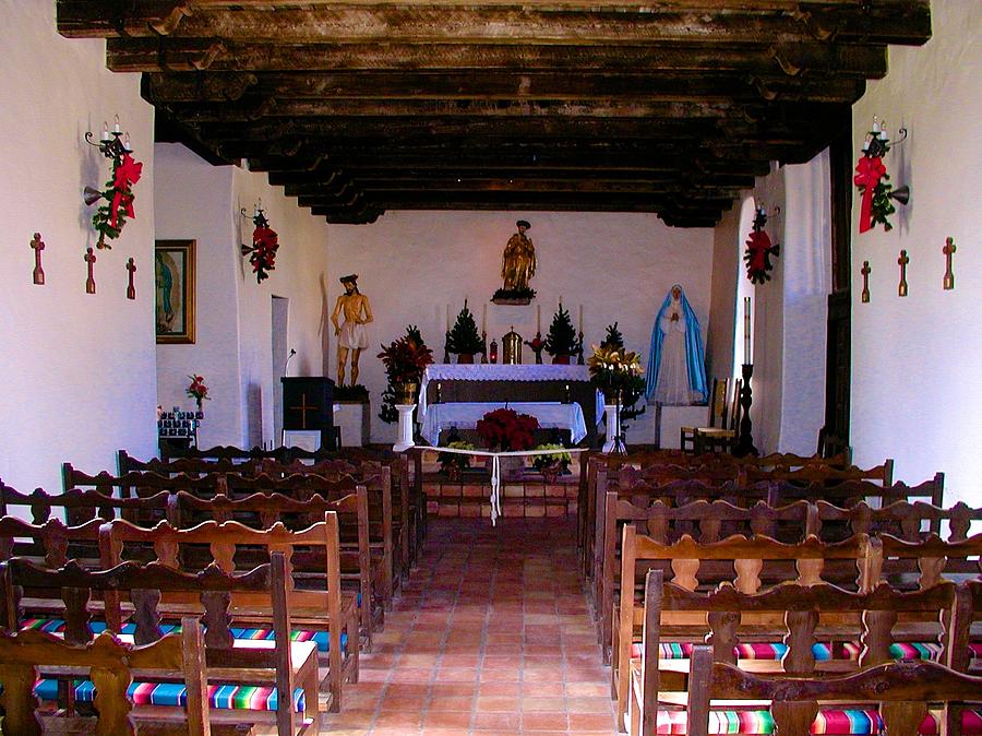 San Juan Mission Interior Photograph by Ricardo J Ruiz de Porras