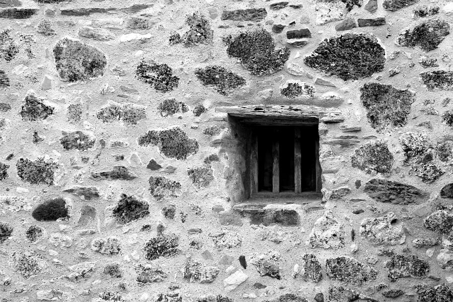 San Juan Window BW Photograph by Mary Bedy