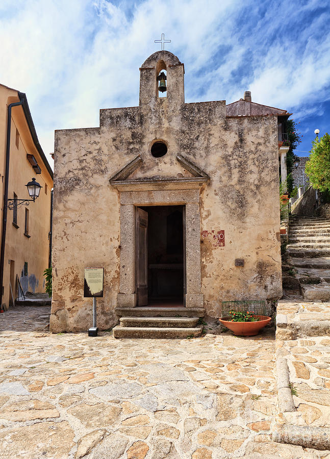 San Liborio chapel in Marciana Photograph by Antonio Scarpi