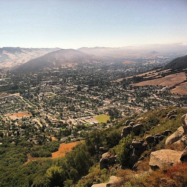 Beautiful Photograph - San Luis Obispo - 7/13/2012 View From by Cesar D Romero