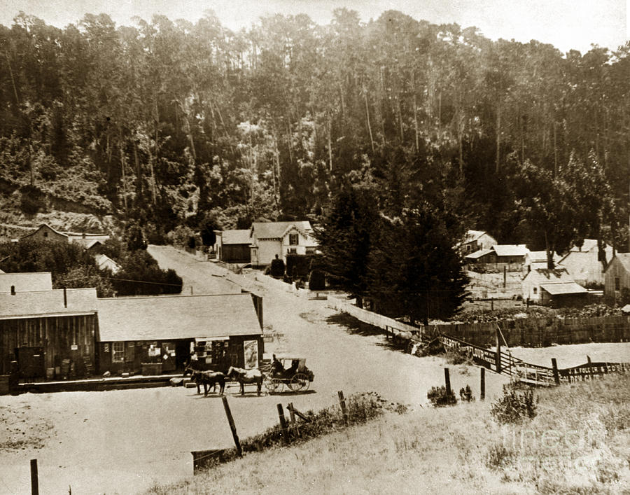 San Luis Obispo County Photograph - Cambrian San Luis Obispo County circa 1900 by Monterey County Historical Society