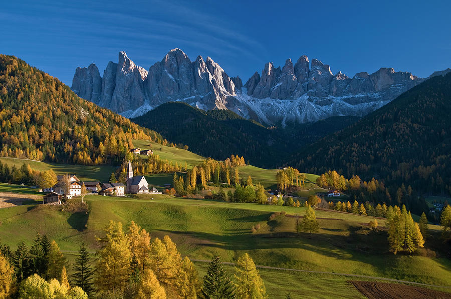 San Maddalena Church In Val Di Funes Photograph by Glenn Van Der Knijff