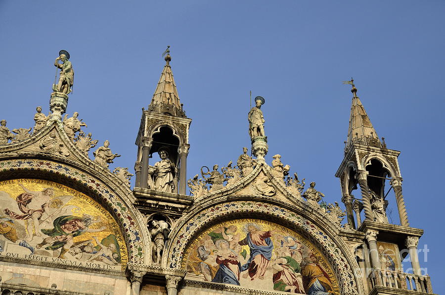 Architecture Photograph - San Marco basilica by Sami Sarkis