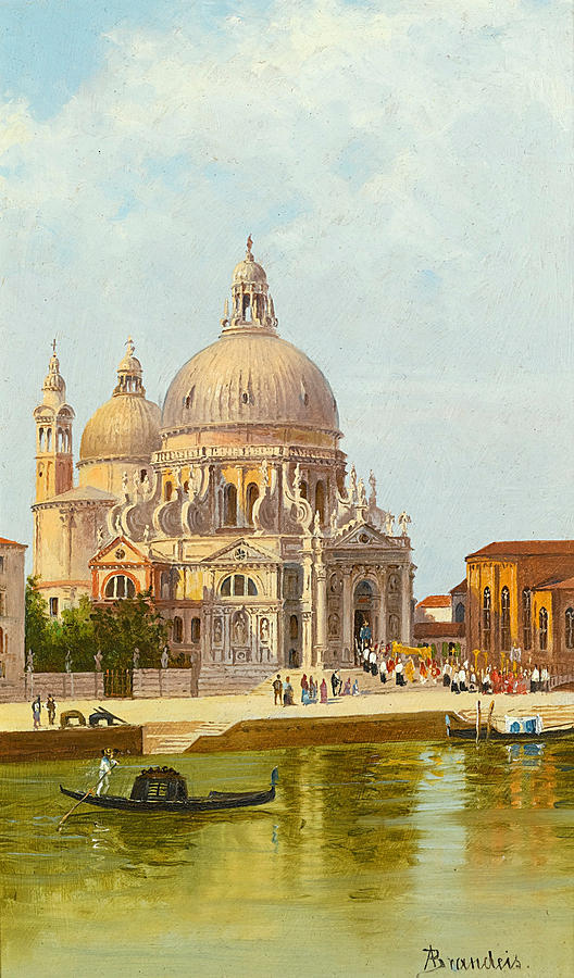 San Marco della Salute. Venice Painting by Antonietta Brandeis
