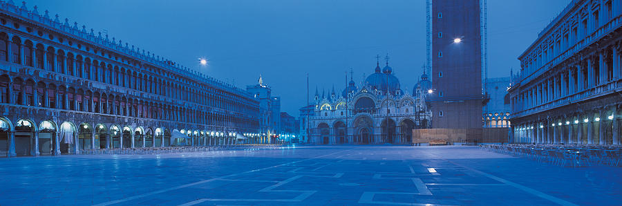 Architecture Photograph - San Marco Square Venice Italy by Panoramic Images