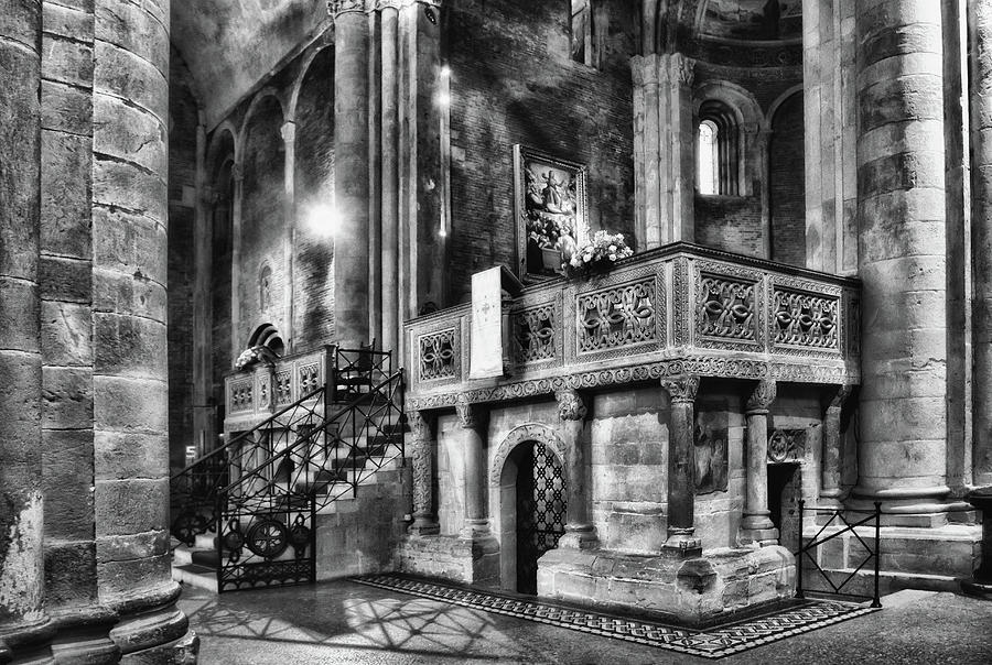 San Michele toward the altar Photograph by Roberto Pagani