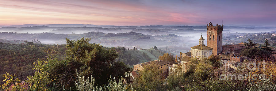 Fall Photograph - San Miniato - Tuscany by Rod McLean