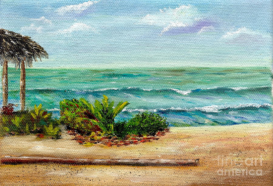 San Onofre Beach Painting by Mary Scott