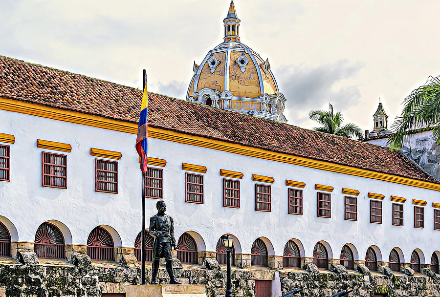 Architecture Photograph - San Pedro Claver Monastery by Maria Coulson