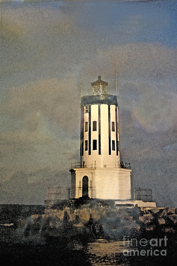 Los Angeles Photograph - San Pedro lighthouse by Russell Christie