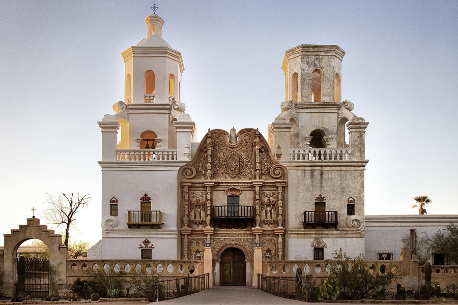 San Xavier del Bac Photograph by Diana Powell