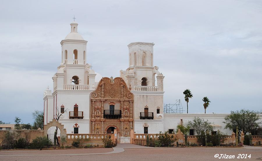 San Xavier Del Bac Mission Photograph By Jill Baum - Fine Art America