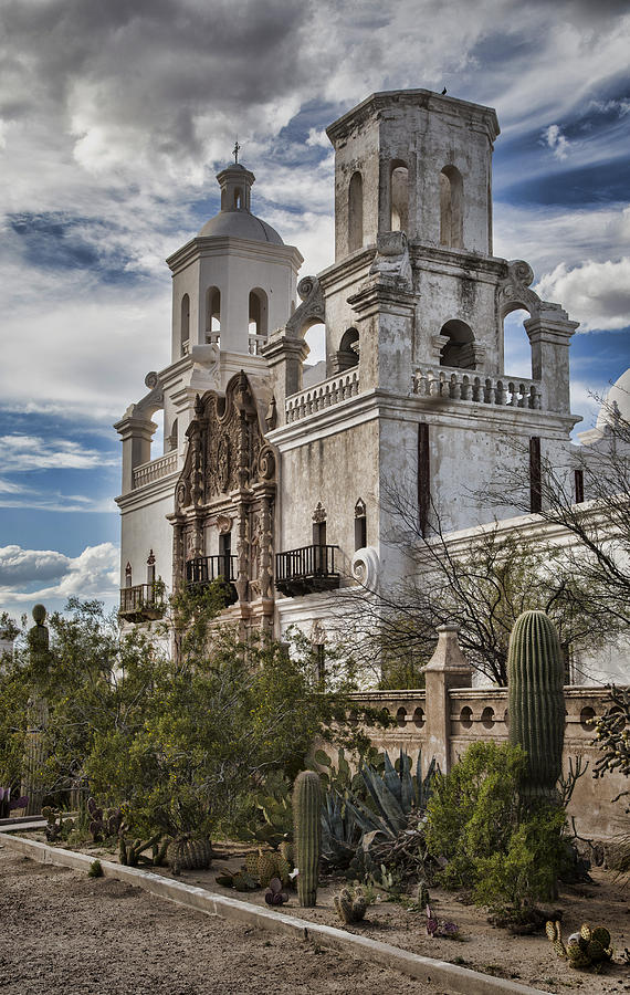 San Xavier del Bac Photograph by Stephen Stookey