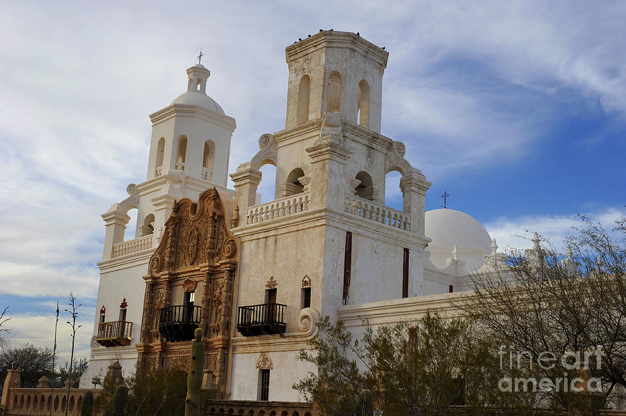 San Xavier Mission Photograph By Ken Andersen - Fine Art America