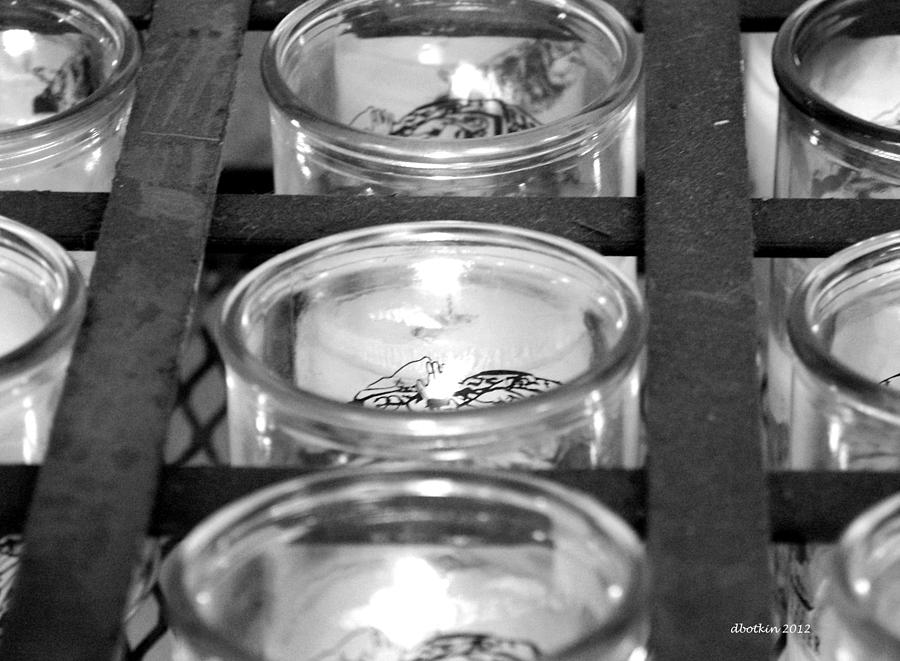 San Xavier Prayer Candles Photograph by Dick Botkin