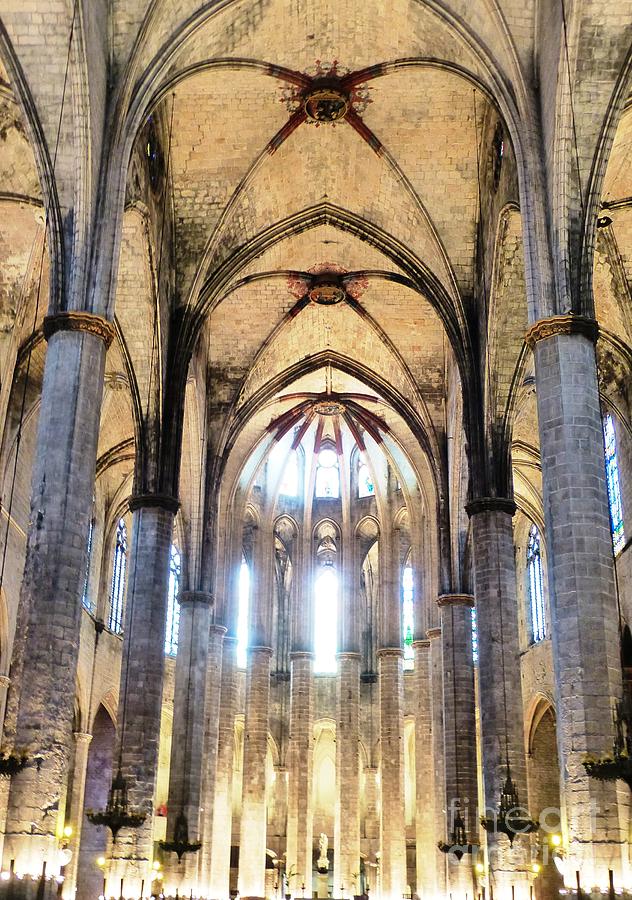 Cathedral Sanctuary in Barcelona Photograph by Marguerita Tan
